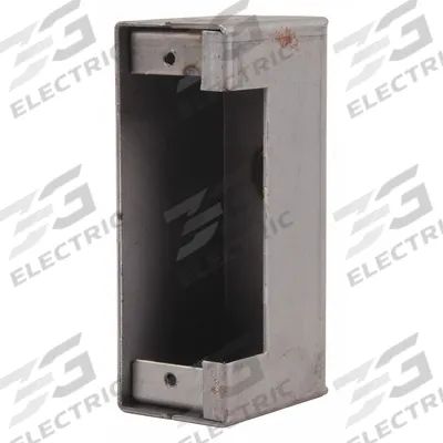 KEEDEX Weldable Gate Box: Weldable Electric Strike Box, Steel, 1 Mounting Holes - Gate Boxes