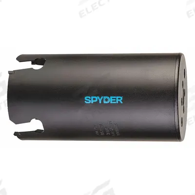 SPYDER Hole Saw: 3 3/8 in Saw Dia., 1 Teeth per Inch, 6 1/4 in Max. Cutting Dp - Multi-Material-Cutting Hole Saws without Arbor
