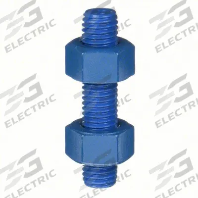 USA FASTENER Fully Threaded Stud: 1 1/4"-8 Thread Size, Steel, Grade B7, PTFE Coated - PTFE-Coated Fully-Threaded Rods & Studs