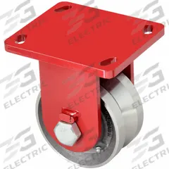 HAMILTON Plate Caster: Rigid, Steel, 6 in Wheel Dia, 3 in Wheel Wd, 8 1/2 in Mounting Ht, Concrete (MPN R-EPSD-63FVH). Key specifications — attr1100373: HAMILTON.