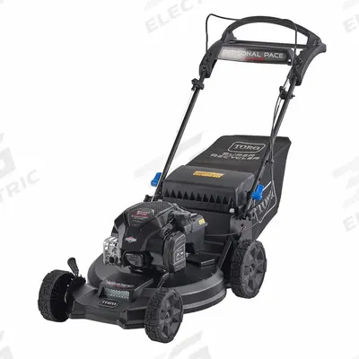TORO Cordless Lawn Mower: Bag/Mulch/Side Discharge Location, Single Speed Settings - Gas-Powered Lawn Mowers