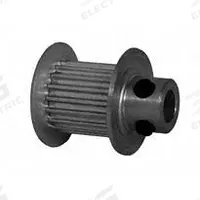 DAYTON Timing Pulley: Modified Curvilinear, Fixed, For GT Timing Belt Section, For 9 mm Belt Wd (MPN 18-2P09M6FA4). Key specifications — Brand: DAYTON; Finish: Clear Anodized; For Belt Series: Powerhouse®.