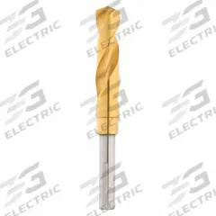 MILWAUKEE Reduced Shank Drill Bit: 3/4", 135° Split Point, TiN-Coated HSS, 3-Flats Shank (MPN 48-89-4640). Key specifications — attr1235078: 0.7500.