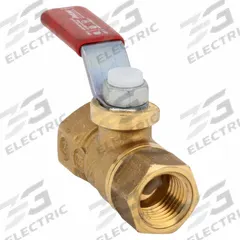 APPROVED VENDOR Manual Two-Way Ball Valve: 1/4 in, Brass, Straight, FIP x FIP, Full Port Ball Port (MPN 107-401NL). Key specifications — Brand: APPROVED VENDOR; Stem Material: Forged Brass; Handle: Lever.
