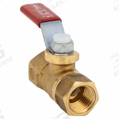 APPROVED VENDOR Manual Two-Way Ball Valve: 1/4 in, Brass, Straight, FIP x FIP - Brass Ball Valves