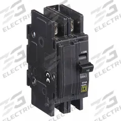 SQUARE D Miniature Circuit Breaker: 10 A, 120/240V AC, Single Phase, 10kA at 120/240V AC, 2 Poles (MPN QOU210). Key specifications — Phase: Single; Amps: 10 A; AC Voltage Rating: 120/240V AC; Max. AIR Rating: 10kA at 120/240V AC; For Use With: Heating; Brand: SQUARE D.