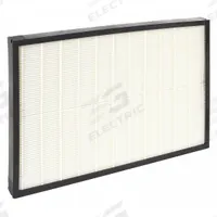 GRAINGER Minipleat Air Filter: 15 in x 20 in x 2 in, Synthetic, Plastic, No Header, MERV 14 (MPN 4YVD6). Key specifications — Brand: GRAINGER; Frame or Header Material: Plastic; Media Material: Synthetic.
