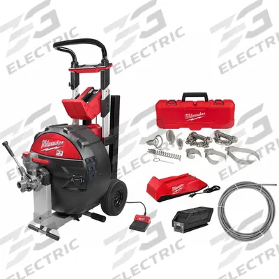 MILWAUKEE Sewer Drum Kit, Head Kit, and Cable: Cordless, MX FUEL, MX FUEL - Milwaukee Cordless Drum Machines