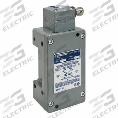 TELEMECANIQUE SENSORS Hazardous Location Limit Switch: Roller Plunger, Metallic - Side-Mount Roller-Plunger Limit Switches
