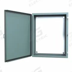 HAMMOND Electrical Enclosure: Steel, 30 in x 24 in x 8 in, NEMA 12/13, w/Panel, Solid Cover, Hinged (MPN 1418K8). Key specifications — Brand: HAMMOND; Closure Method: Clamps; Knockouts: Not Included.