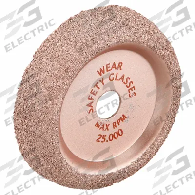 TRU-FLATE Heavy-Duty Buffing Cone: Heavy Duty, 60, Steel, Copper - Heavy-Duty Buffing Wheels
