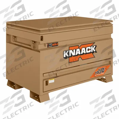 KNAACK Chest-Style Jobsite Box: 48 in W x 30 in D x 35 in H, 17 cu ft - Chest-Style Jobsite Boxes