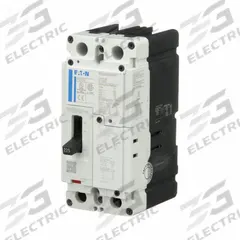 EATON Molded Case Circuit Breaker: 15 A Amps, 65kA at 480V AC, Fixed, ABC, Load Side Lug, Std (MPN PDG22M0015TFFL). Key specifications — Series: PD Series; Max. AIR Rating: 65kA at 480V AC; Instantaneous Trip: Fixed; Phase Connection: ABC; Terminal Connection: Load Side Lug; Frame Size: 2.