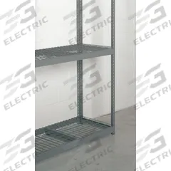TENNSCO Decking: 96 in x 24 in, 2,250 lb Load Capacity, Steel, 5 ga Decking, Gray, Decking (MPN ZWD-9624-MGY). Key specifications — Decking Material: Steel; Decking Finish: Powder Coated; Color: Gray; Brand: TENNSCO; Product Type: Decking.