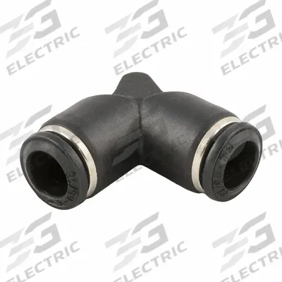 AIGNEP Push To Connect Fitting: 10 mm OD x 6 mm OD Size, Push-to-Connect x Push-to-Connect - Nylon & Nickel-Plated Brass Tube Fittings