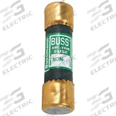 BUSSMANN Fuse: Class K5, NON Series, Fast-Acting, 1.5 A, 250 V AC, 125 V DC, Non-Indicating (MPN NON-1-1/2). Key specifications — attr1287279: NON; attr211199: BUSSMANN; attr1219939: NON-1-1/2.
