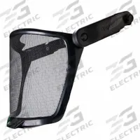HEXARMOR Face Shield: Uncoated, Metal Detectable, Black, Stainless Steel Visor Material (MPN 17-13003). Key specifications — attr1157318: Stainless Steel; attr1157339: Black; attr1157345: Ceros® XA; attr1157364: XP250.