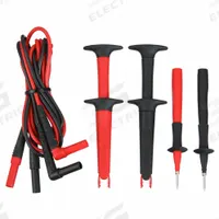 FLUKE Test Lead Kit: CAT III 1000V, Alligator Clip/Std Probe, 1,000 V Max Volt, 10 A Max Current (MPN Fluke-TL220). Key specifications — Brand: FLUKE.