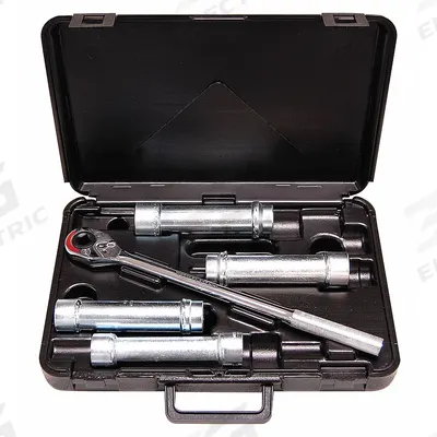WHEELER-REX Socket Wrench Set: 1/2 in Drive, 4 Piece, 6-Point - Metric Socket Sets with Drive Tools