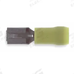 STA-KON Wire Disconnect: Female Socket, Yellow, Nylon, Partial Coverage, 12 AWG – 10 AWG Wire Size (MPN RC10-250F). Key specifications — attr1307035: STA-KON; attr1307036: RC10-250F.
