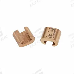 PANDUIT Compression Connector: 2 AWG – 2 AWG Run Size, 2 AWG – 2 AWG Tap Size, Copper Body, PC Die (MPN CTAP2-2-X). Key specifications — Die Code: PC; Connector Material: Copper; Brand: PANDUIT; For Conductor Material: Copper; Manufacturer Part Number: CTAP2-2-X.