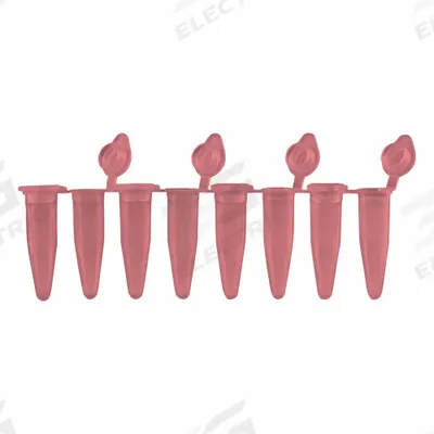 APPROVED VENDOR Strip: PCR Strip, Polypropylene, 0.2 mL Capacity - mL - Plastic PCR Strip Tubes