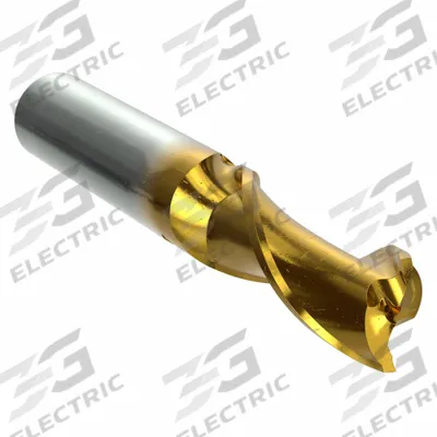 YG-1 Square End Mill: Carbide, TiN Coated, 2 Flute, 3/64" Mill Dia, 7/64" LOC - General Purpose Carbide Square End Mills