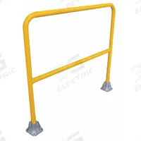 APPROVED VENDOR Handrail Section: Toe Board Not Included, Floor Mounted Rail Mounting, Round, Yellow (MPN 2HET2). Key specifications — Product Type: Handrail Section; Brand: APPROVED VENDOR; Color: Yellow; Handrail Shape: Round; Material: Steel; Number of Rail Levels: Not Rated; Rail Mounting Style: Floor Mounted.