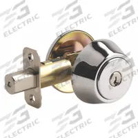 YALE RESIDENTIAL Deadbolt Lock: Cylindrical, 1 3/8 in Door Thick - Max, Chrome (MPN D981601). Key specifications — ADA Compliant: No; Brand: YALE RESIDENTIAL; Cylinder Core Type: Conventional Core Cylinder; Finish: Bright Chromium-Plated; Keyway Type: Kwikset KW1; Visual Indicator Message: No Message; Includes Core: Core Included; Ligature Resistance: Not Ligature-Resistant.