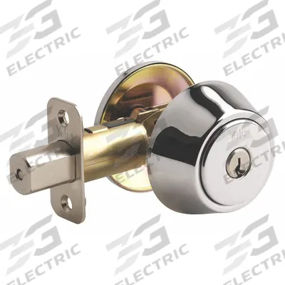 YALE RESIDENTIAL Deadbolt Lock: Cylindrical, 1 3/8 in Door Thick - Max - Standard Cylindrical Deadbolts