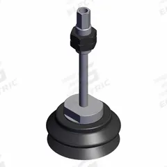 SMC Vacuum Pad: Bellows, M18 X 1.5, 80 mm Pad Dia, NBR, Black, 50, 179 mm Pad Ht, ZPT (MPN ZPT80HBNJ50-B01-A18). Key specifications — attr1019101: ZPT80HBNJ50-B01-A18; attr1019103: SMC; attr1019107: 50.