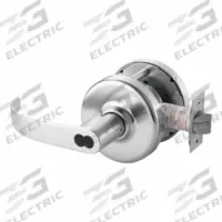 CORBIN Door Lockset: Classroom Lever Locksets, Chrome, ADA Compliant, SFIC (MPN CLX3381 PZD 626 M08). Key specifications — Ligature Resistance: Not Ligature-Resistant; Brand: CORBIN; Lockset Function ANSI Code: F113; Visual Indicator Message: No Message; Lockset Style: Princeton Lever; ADA Compliant: Yes; Finish: Satin Chromium-Plated.