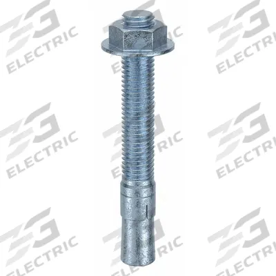 MKT FASTENING Wedge Anchor: 5 in Overall Lg, 5/8 in Dia, 5/8"-11 Thread Size, Steel, Steel - Steel Wedge Anchors