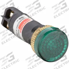 DAYTON Raised Panel Light: 12 mm Panel Mounting Hole Dia, LED, Raised Head (MPN 22NY92). Key specifications — Brand: DAYTON; Electrical Connection: M2.5 Screw.