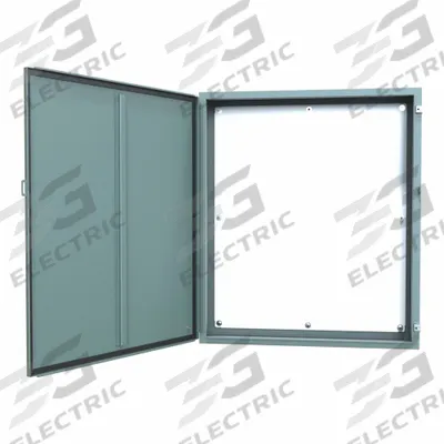 HAMMOND Electrical Enclosure: Steel, 42 in x 36 in x 8 in, NEMA 12/13, w/Panel - Steel Dust-Tight Enclosures