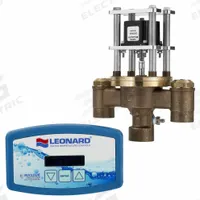 LEONARD VALVE Digital Mixing Valve: 3/4 in Inlet Connection Size, 1 in Outlet Connection Size (MPN PNV-100-LF). Key specifications — Includes: Integral Daily Sweep; Brand: LEONARD VALVE.