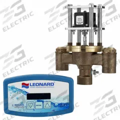 LEONARD VALVE Digital Mixing Valve: 3/4 in Inlet Connection Size, 1 in Outlet Connection Size (MPN PNV-100-LF). Key specifications — Includes: Integral Daily Sweep; Brand: LEONARD VALVE.