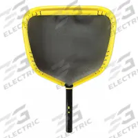 JED POOL TOOLS Skimmer: Black/Yellow, Aluminum, 21 1/2 in Overall Ht, 1 1/2 in Overall Wd (MPN 40-369). Key specifications — attr994960: JED POOL TOOLS; attr994935: Yellow; attr994957: Skimmer; attr994948: Aluminum.