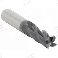 APPROVED VENDOR Square End Mill: Carbide, AlTiN Coated, 4 Flute, 1/2" Mill Dia, 1" LOC, 4" OAL (MPN 215-001054B)