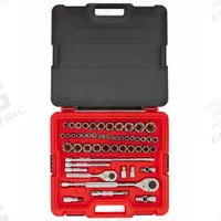PROTO Socket Set: 3/8 in, 1/2 in Drive, 52 Piece, Metric/SAE, 3/8 in to 1 1/8 in/5.5 mm to 23 mm (MPN J52352S). Key specifications — attr1224269: 3/8 in, 1/2 in; attr1204650: 5.5 mm to 23 mm; attr1204673: Socket Bits Not Included; attr1204688: PROTO; attr1206170: Standard Sockets.