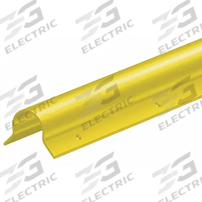 APPROVED VENDOR Corner Guard: Screw-In, PVC, 2.5 in Leg Wd, 4 ft Overall Ht, Yellow - PVC Screw-In Bullnose Corner Guards