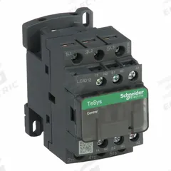 SCHNEIDER IEC Magnetic Contactor: Non-Reversing, 3 Poles, 3NO Contacts, 12 A, 240V AC Coil (MPN LC1D12U7). Key specifications — Brand: SCHNEIDER; Integrated Surge Suppression: No.