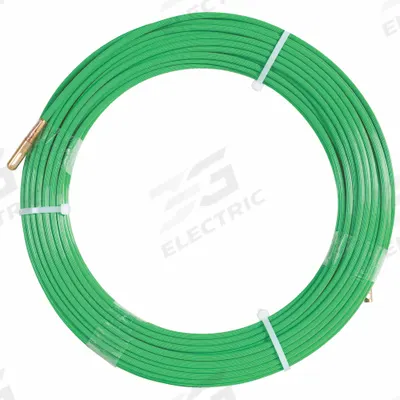 GREENLEE Fish Tape: 200 ft Lg, Round Tape Shape, Non-Conductive Eyelet End Style - Non-Conductive Fish Tapes