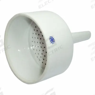 APPROVED VENDOR Lab Funnels - Porcelain Buchner Funnel: Porcelain, 100 mL, 65 mm - Buchner Funnels