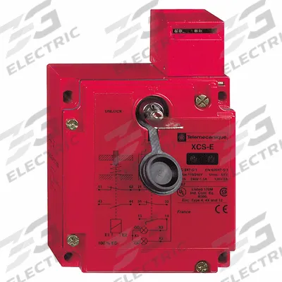 TELEMECANIQUE SENSORS Safety Interlock Switch: XCSE Series - Solenoid-Actuated Safety-Interlock Switches