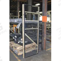WIRECRAFTERS Aisle Guard Side Panel: 1 Bays, 39 in x 1 1/4 in x 96 in, 10 ga, Steel, Powder Coated (MPN BACK428S). Key specifications — attr36337: WIRECRAFTERS; attr37658: Steel; attr37663: Yes; attr37664: Powder Coated; attr37667: Gray.