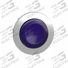 SCHNEIDER Extended Push Button: Blue, 30 mm Mounting Size, Metallic, Momentary (MPN ZB4FW163). Key specifications — Brand: SCHNEIDER; Action: Momentary; Series: XB4; Push Button Material Type: Metallic.