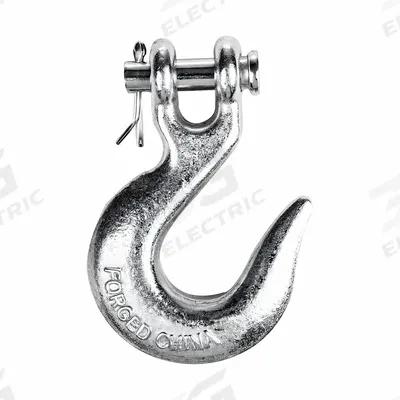 Dayton Slip Hook: 2,600 lb Working Load Limit, 43 Hook Grade, Carbon Steel - General Purpose Slip-Hooks