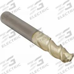 APPROVED VENDOR Ball End Mill: Carbide, ZrN Coated, 2 Flute, 1/2" Mill Dia, 1-1/4" LOC, 3" OAL (MPN 282-501260D)
