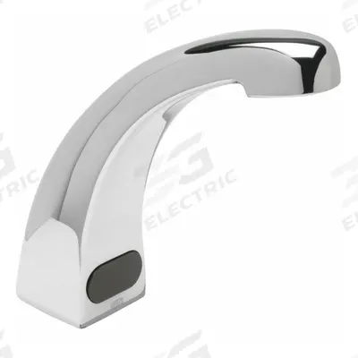 ZURN Bathroom Sensor Faucet: AquaSense, Brass, Chrome Finish, Single-Post, Hardwired - Single-Post Sensor Bathroom Faucets